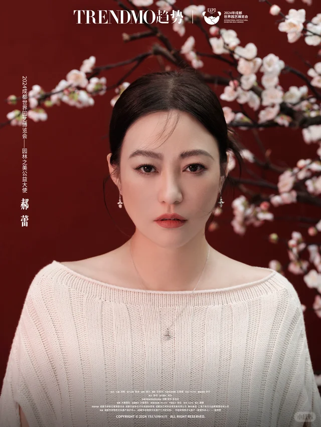 郝蕾佩戴 CC 卡美珠宝